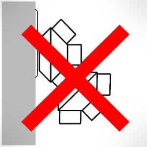 SANS adaptor safety symbol